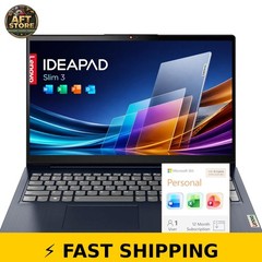 Lenovo IdeaPad 15.6″ FHD Laptop, Intel N150, 8GB RAM, 128GB SSD, Blue