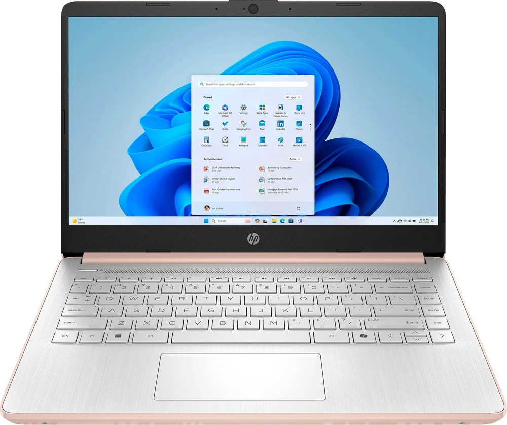 Open Box HP 14 Laptop 4-Cores Intel N150 3.6GHz 8GB RAM 128GB UFS Win 11 Gold