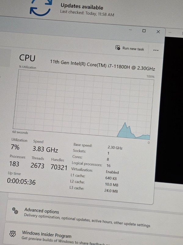 Lenovo ThinkPad P1 Gen 4 16" QHD+ Core I7-11800H, 16GB, 512GB - NVIDIA T1200 GPU gallery