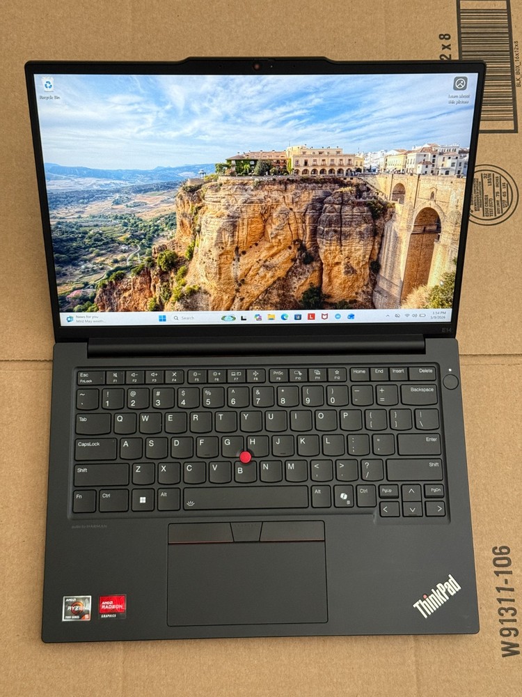 Lenovo Thinkpad E14 G6 14" Laptop AMD Ryzen 5 7535U 16GB RAM 256GB SSD W11P