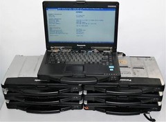 Lot of 7x CF-53 Panasonic Toughbook Core i5 4GB 500GB HDD MK2 MK3 MK4 L@@K!