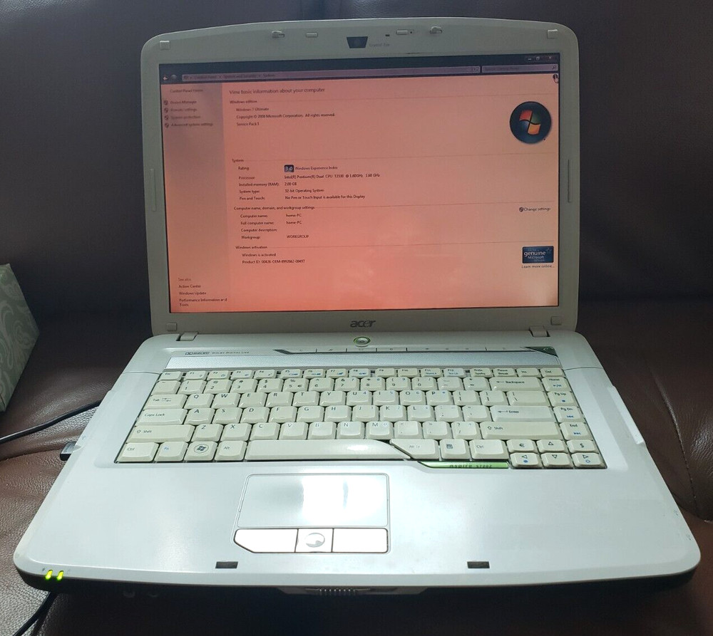 Acer Aspire 57720Z, ICL50 15.4" Laptop Windows 7 RAM 2.00GB "For Parts only"