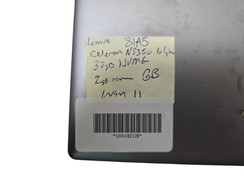 Lenovo Ideapad 120S-14IAP 81A5 Celeron N3350@1.1GHz 32GB NVMe 2GB Ram Win 11 gallery