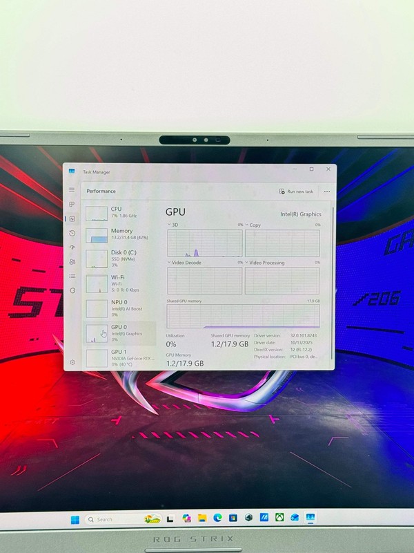 ASUS ROG Strix G16 Gaming Laptop i9 Ultra 275HX RTX 5070 32GB RAM 1TB NVMe gallery
