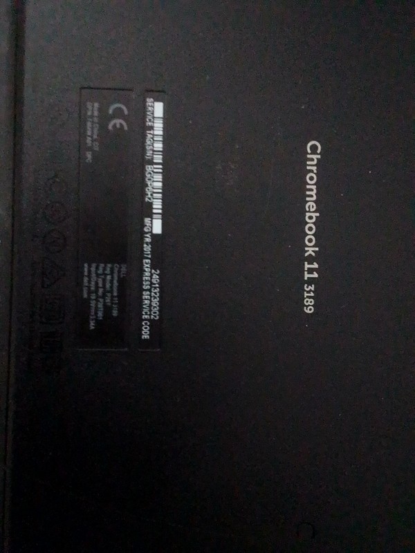 Dell Chromebook 2 in 1 11" 3189 Touchscreen Tablet 4GB RAM 32GB SSD Chrome OS gallery