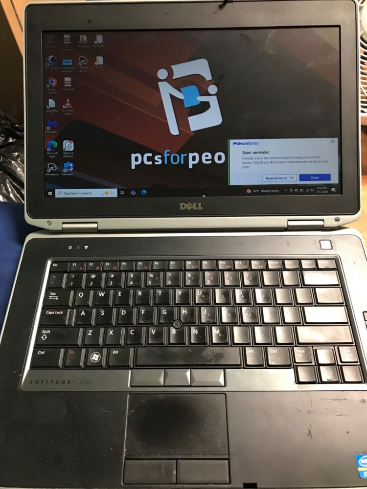 Dell Latitude E6430s 14.1" Intel Core i5 2.6GHz 8GB RAM 128GB SSD Laptop