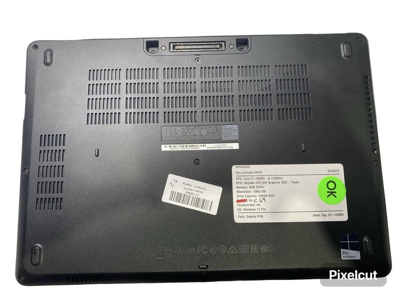 Dell Latitude e5470 i7 6600U 8GB 256GB Win dows 11 Pro No Battery Grade C gallery