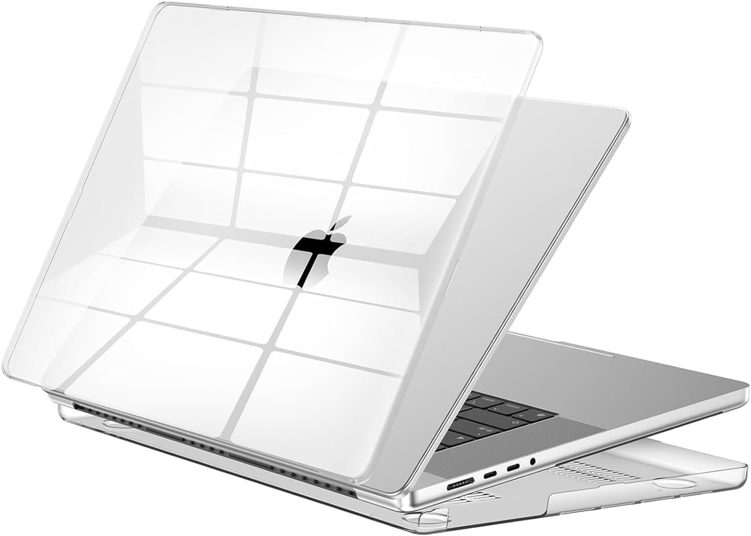 Case for MacBook Pro 16 inch M5-M1 Pro/Max 2026-2021, Crystal Clear Hard Shell gallery