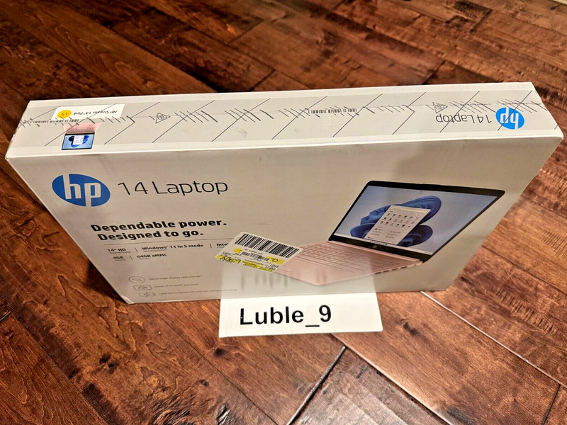 HP Stream 14" Windows Laptop Intel Processor N4120 4GB RAM 64GB eMMC Pink _ NEW gallery
