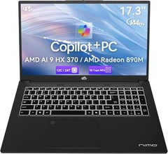 NIMO 17.3″ AI Laptop AMD Ryzen AI 9 HX 370(50 Tops NPU) Radeon 890M 32GB RAM 1TB