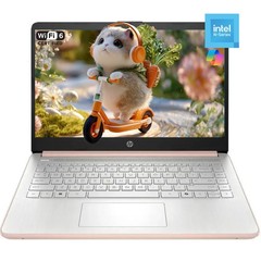 HP 14″ HD Laptop for Student , Intel Processor N150, 16GB RAM, 128GB Win 11 Pro