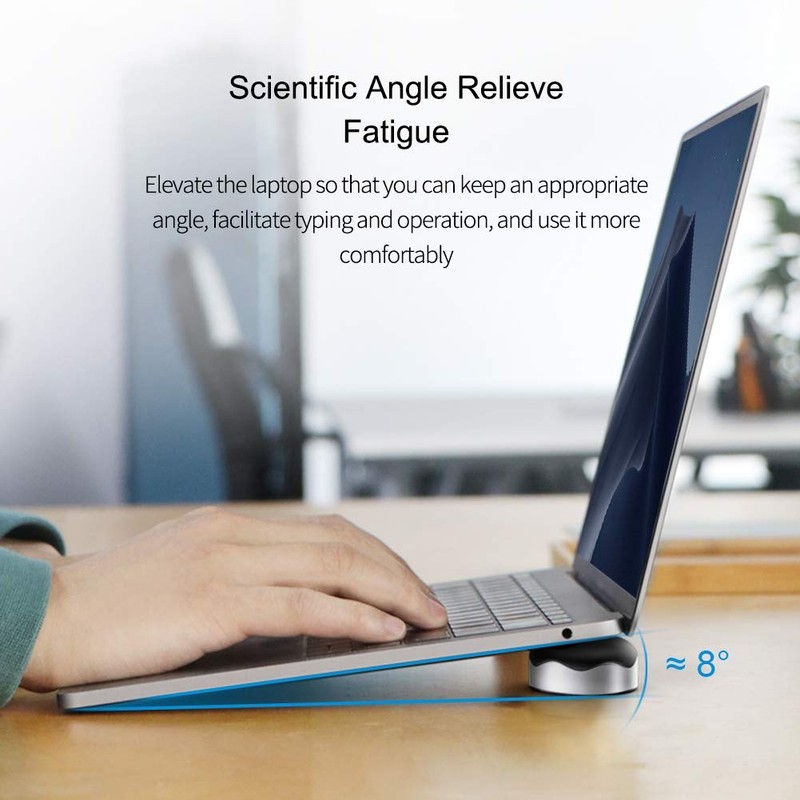 Hagibis Laptop Cooling Pad, Ergonomic Laptop Stand Small Invisible Cooler Ball P gallery