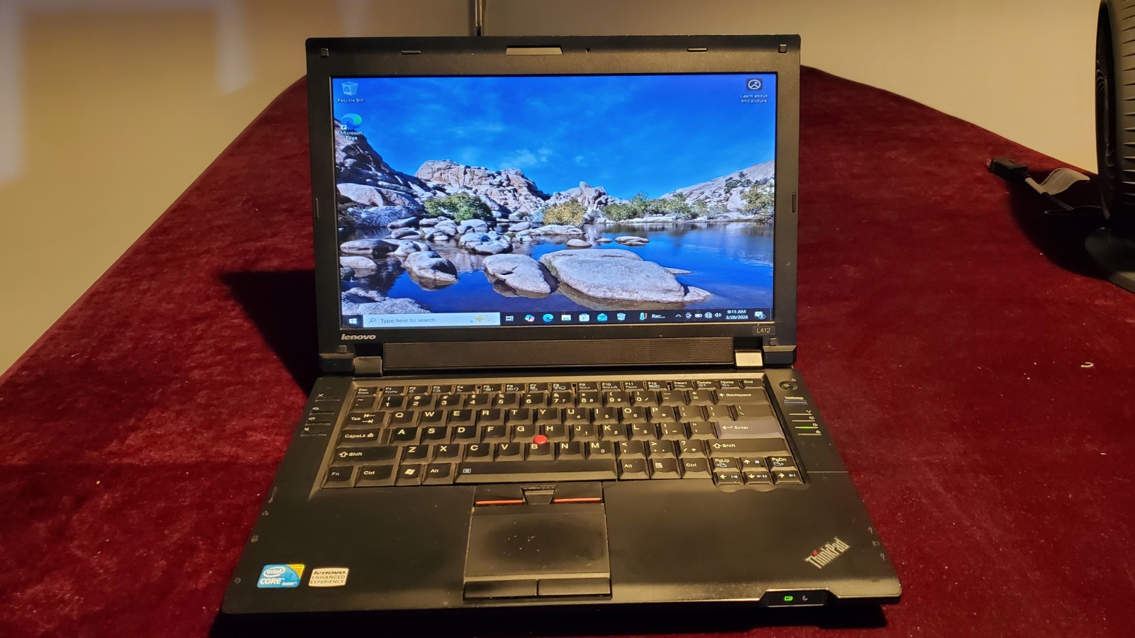 Used Lenovo T412 Thinkpad, Windows 10 Pro 64-bit gallery