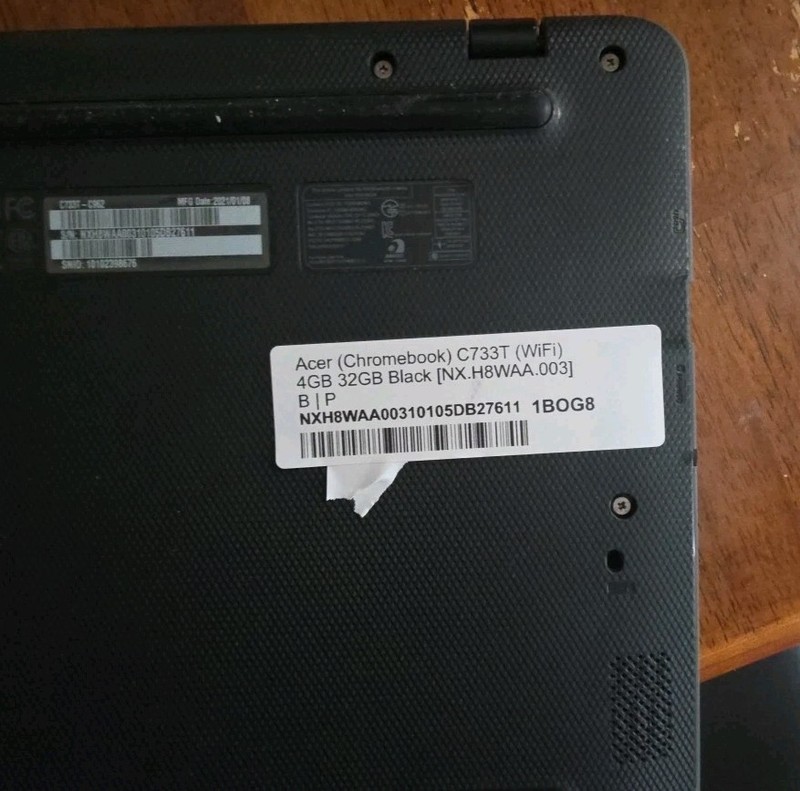 Acer Chromebook 311 ‎C733T 11.6" (32 GB SSD, Intel Celeron N4020, 1.10 GHz gallery