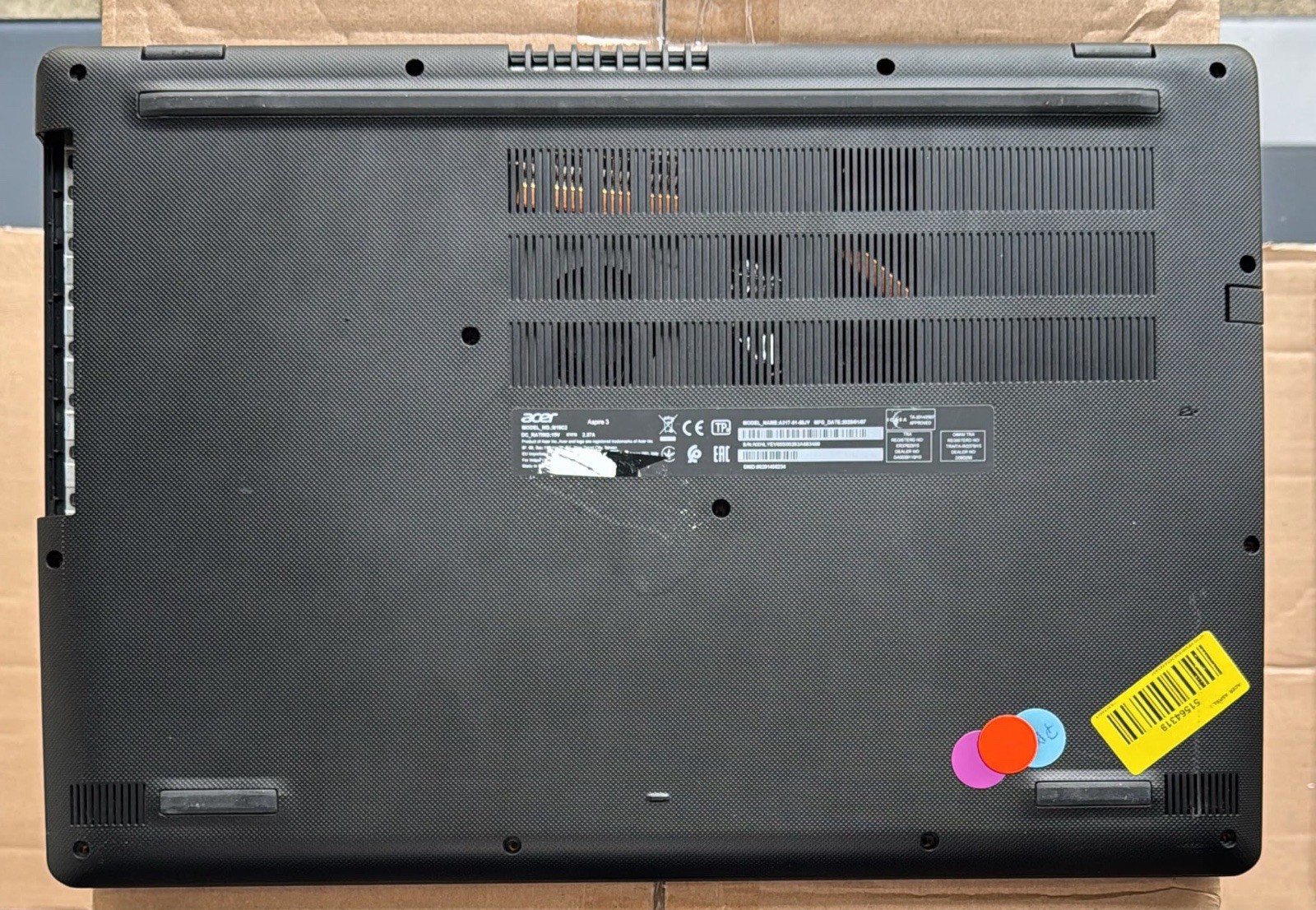 Acer Aspire 3 15" Dispenser Screen Display Keyboard Housing OK DEALER LAPTOP gallery