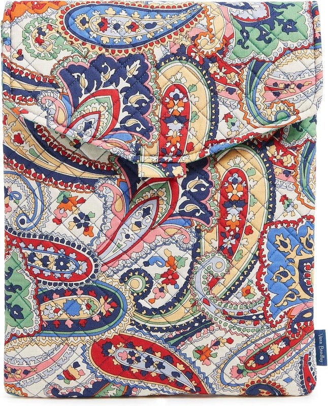 Vera Bradley Cotton Tech Sleeve for iPhone 14 Pro Max & Plus in Garden Green Lea gallery