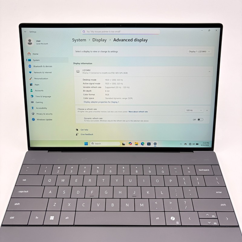 Dell XPS 13 9350 13.4" Laptop - Ultra 7 256V, 16GB Ram, 512GB SSD, W11H gallery