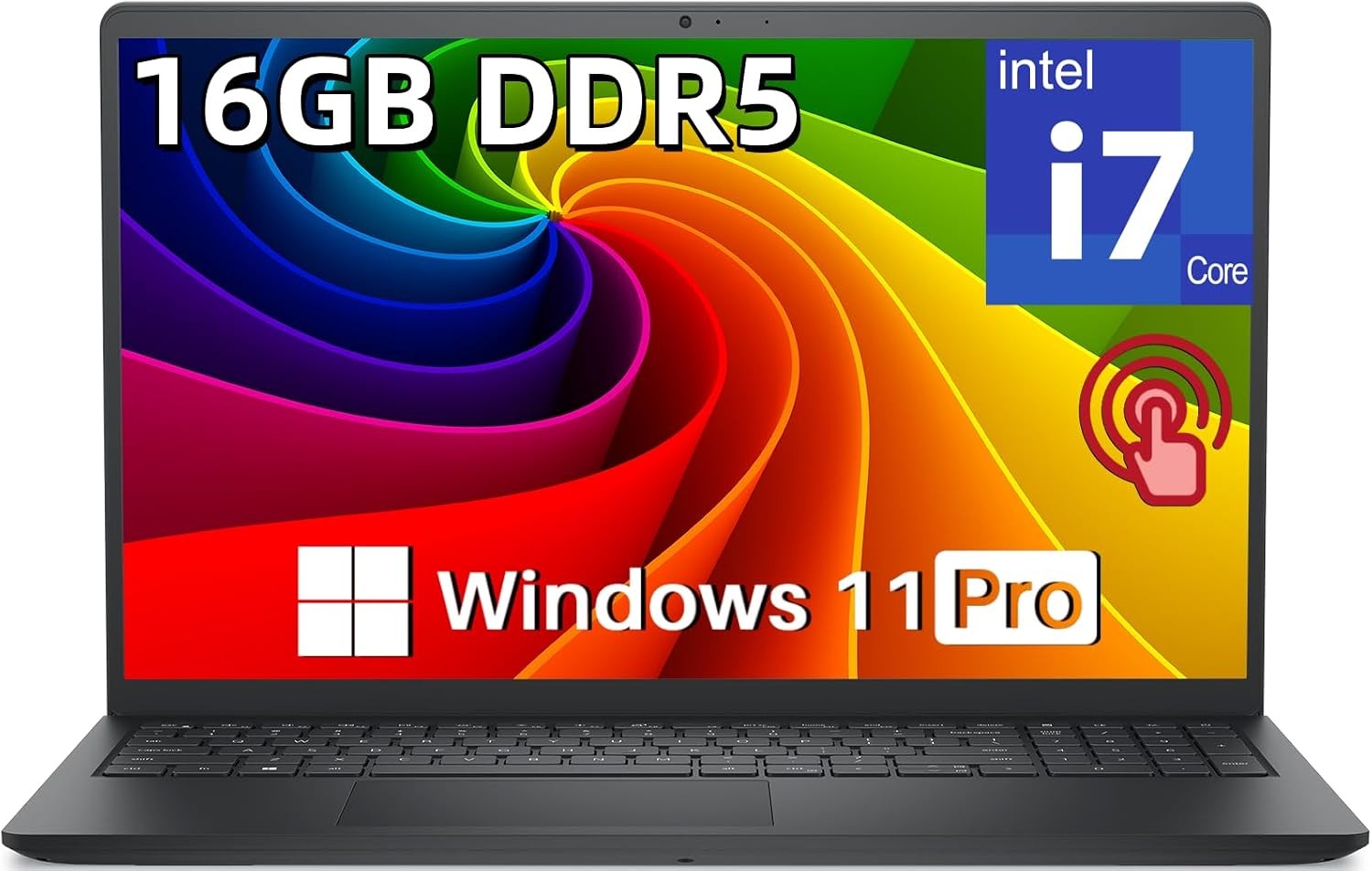 Dell - 15.6" 2K Touchscreen Intel 10-Core i7-1355U Up to 64GB 4TB SSD Win 11 Pro gallery