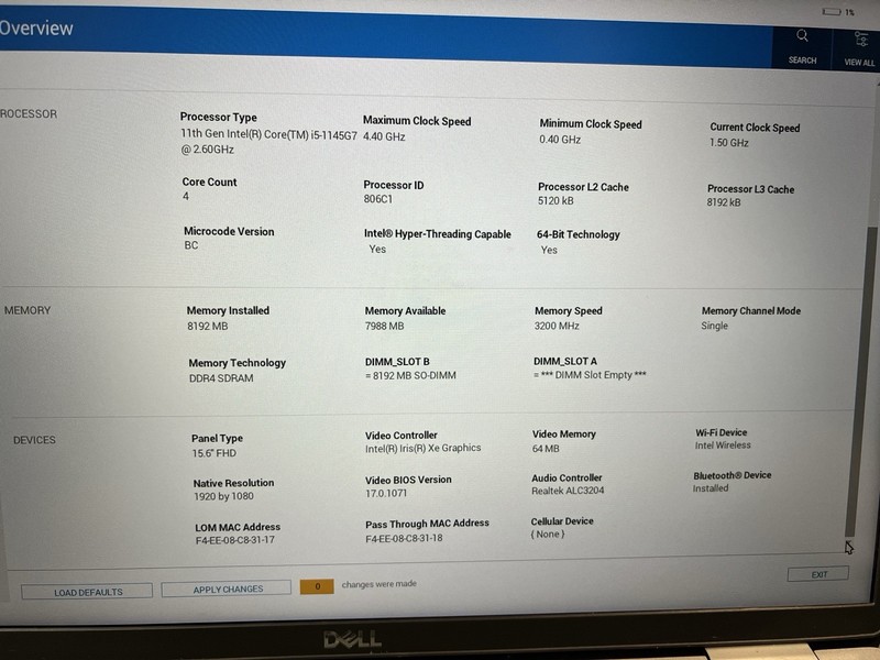Dell Precision 3560 Workstation: 15.6" FHD, i5-1135G7 8Gb No SSD Or OS gallery