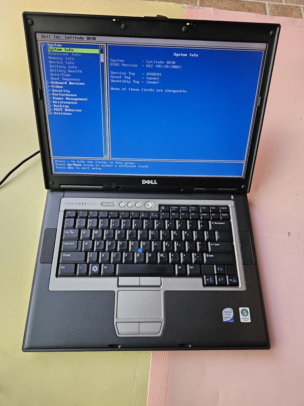 Dell Latitude D830 Core 2 DUO 3GB RAM 0GB SSD SERIAL COM PORT, PHONE PORT gallery