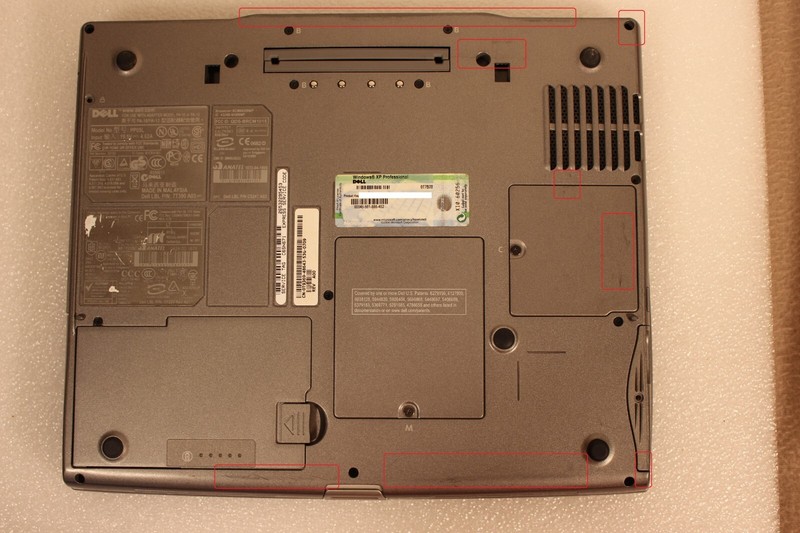 Dell D600 (1.60GHz/2GB/60GB/CDRW-DVD) SXGA+ Win XP PRO- SERIAL & PARALLEL Ports gallery