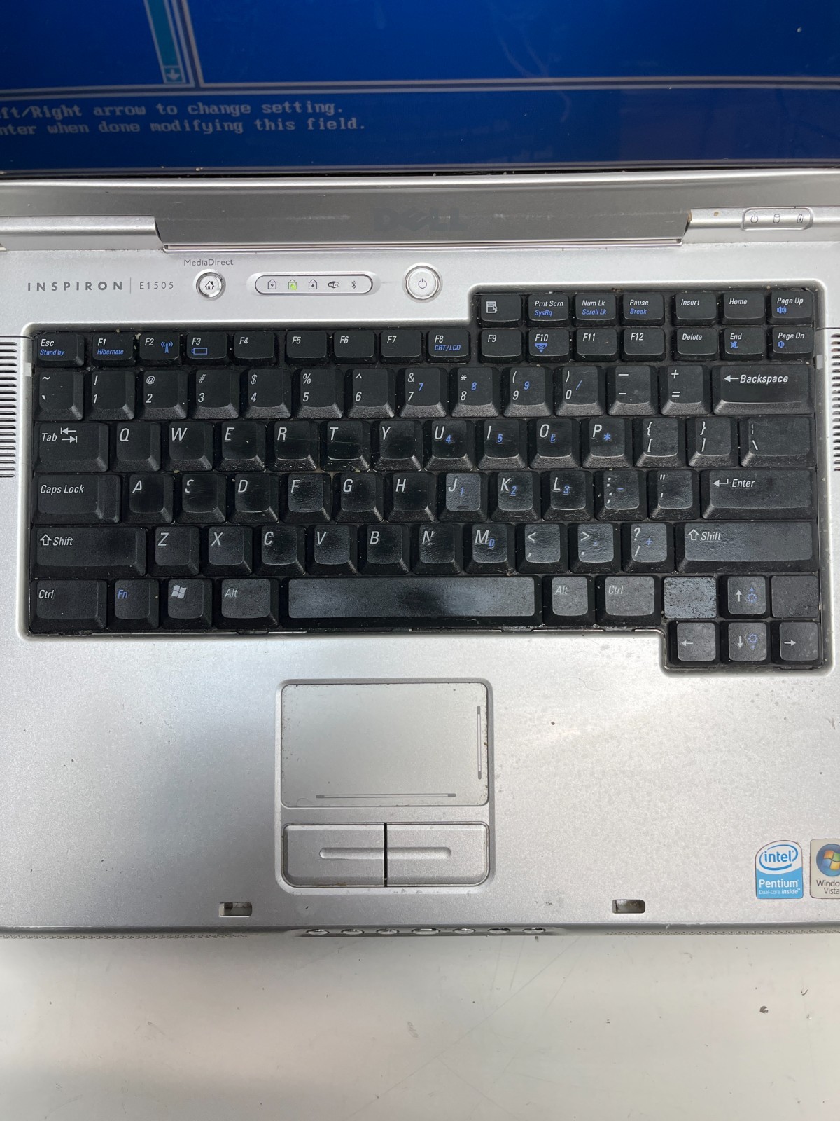 Dell Inspiron E1505 Intel Pentium 2GB NO HDD NO BAT gallery