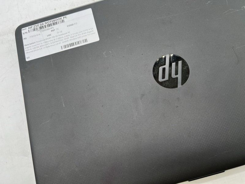 HP 250 G6 Notebook, i5-7200U CPU, @ 2.50GHz, 4GB RAM, 500GB HDD-No OS/Charger gallery