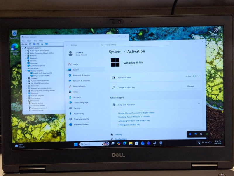 Dell Precision 7540 15.6" Laptop Core i7-9750H 16GB RAM 256GB SSD WC Wifi Win11P gallery