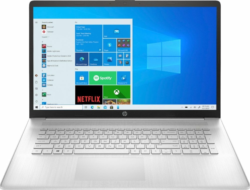 HP 17.3" Non-touch Laptop i3-1115G4 8GB Memory 1TB HDD webcam W10 17-cn0013dx