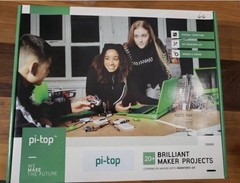 Working pi-top Green 14in Laptop with Raspberry Pi installed.