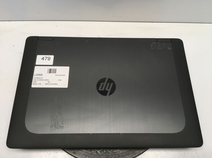 HP ZBook 15 Intel i5-4300M 2.6GHz 4 GB NO HDD No Batt gallery
