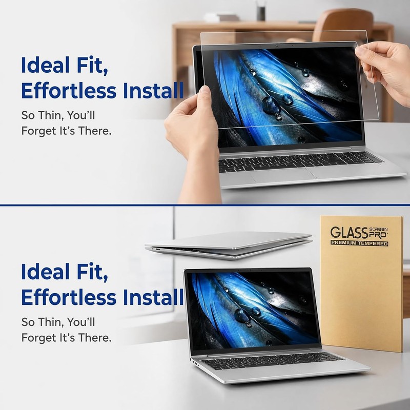 2-Pack Tempered Glass Screen Protectors for 2025 Lenovo Yoga Book 9i Dual 14 gallery