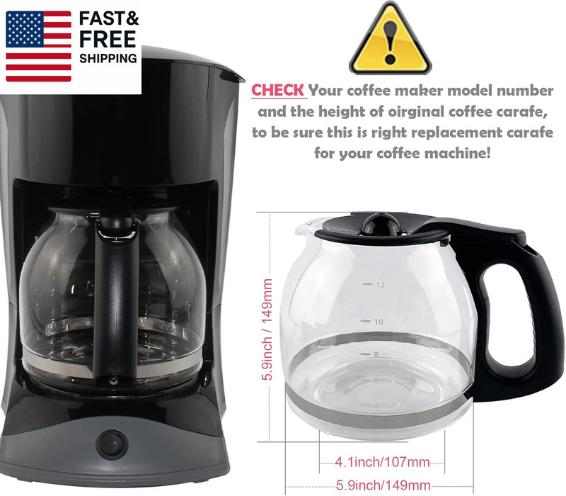 12-Cup Replacement Coffee Carafe Compatible with Mr. Coffee Coffee Maker Pot gallery