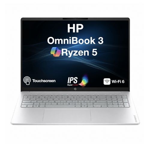 HP OmniBook 3 16.0" Touch WUXGA AMD Ryzen 5 40 2.80GHz 16GB RAM 256GB SSD W11H gallery
