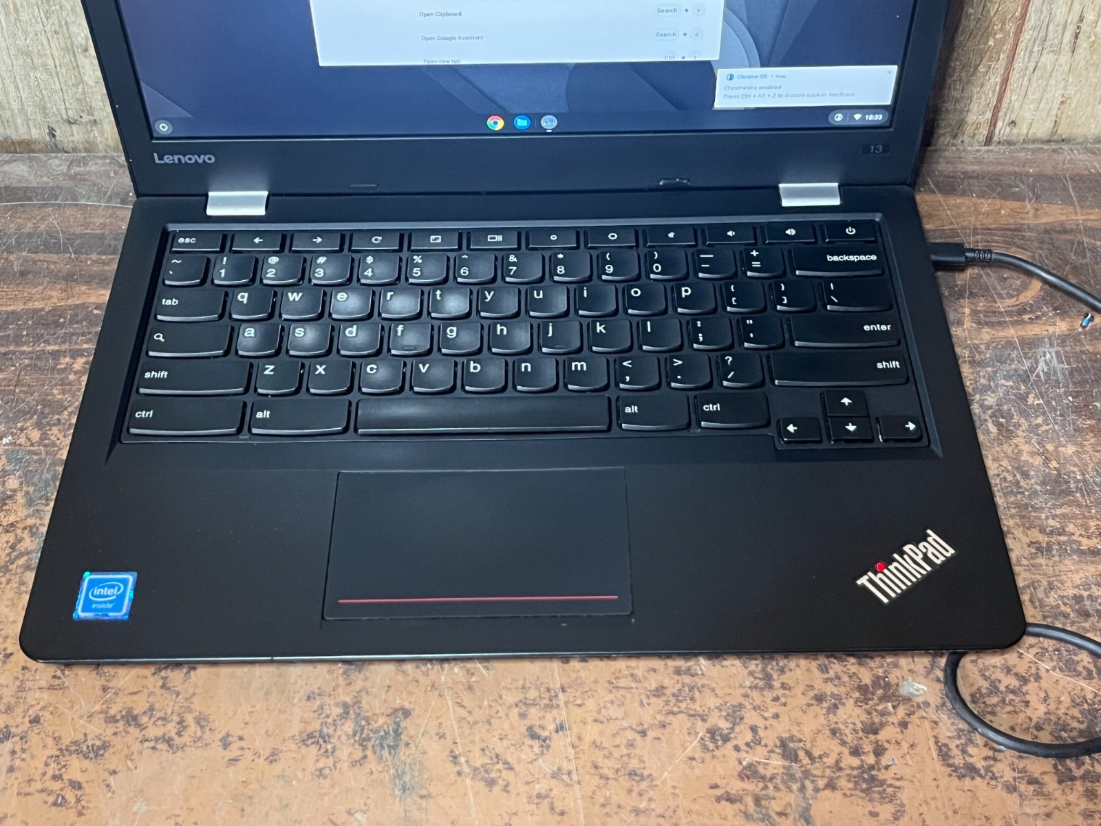 Lenovo ThinkPad 13 Chromebook 13.3" 3855U 4GB 16GB Laptop Webcam USB C gallery