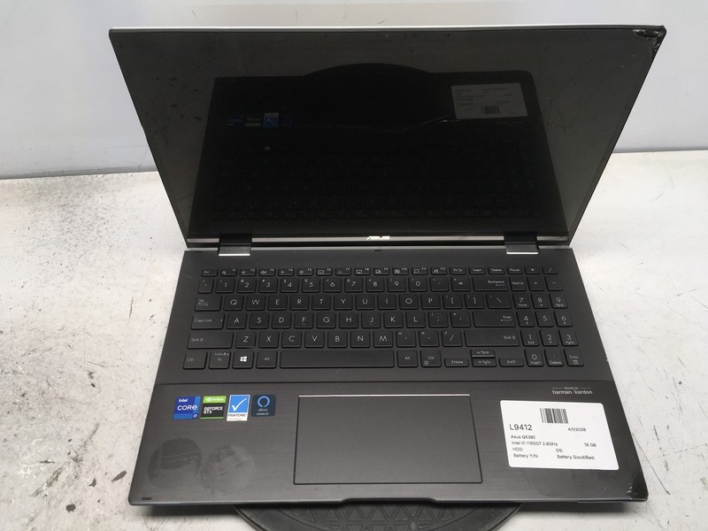 Asus Q538E Intel i7-1165G7 2.8GHz 16 GB NO HD No Batt Nvidia GeForce GTX 1650 Ti gallery