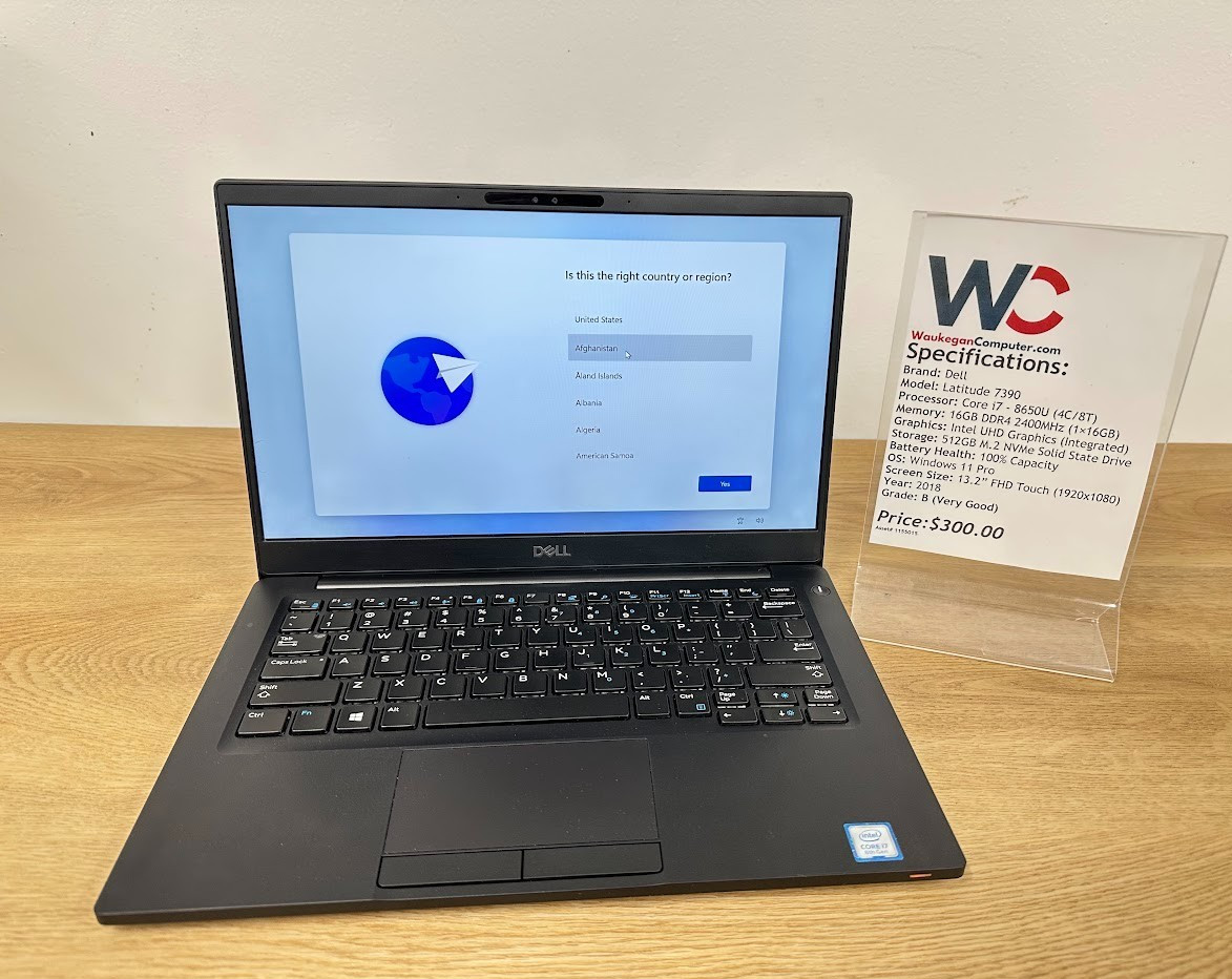 Dell Latitude 7390, Core i7 8650U, 16GB DDR4, UHD Graphics, 512GB SSD, 2018 100% gallery