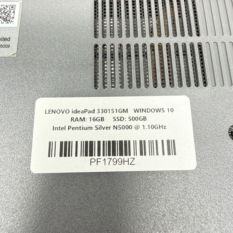 Lenovo IDEAPAD 330-151GM Intel Pentium N5000 15.6" 16GB RAM 500GB SSD Laptop gallery