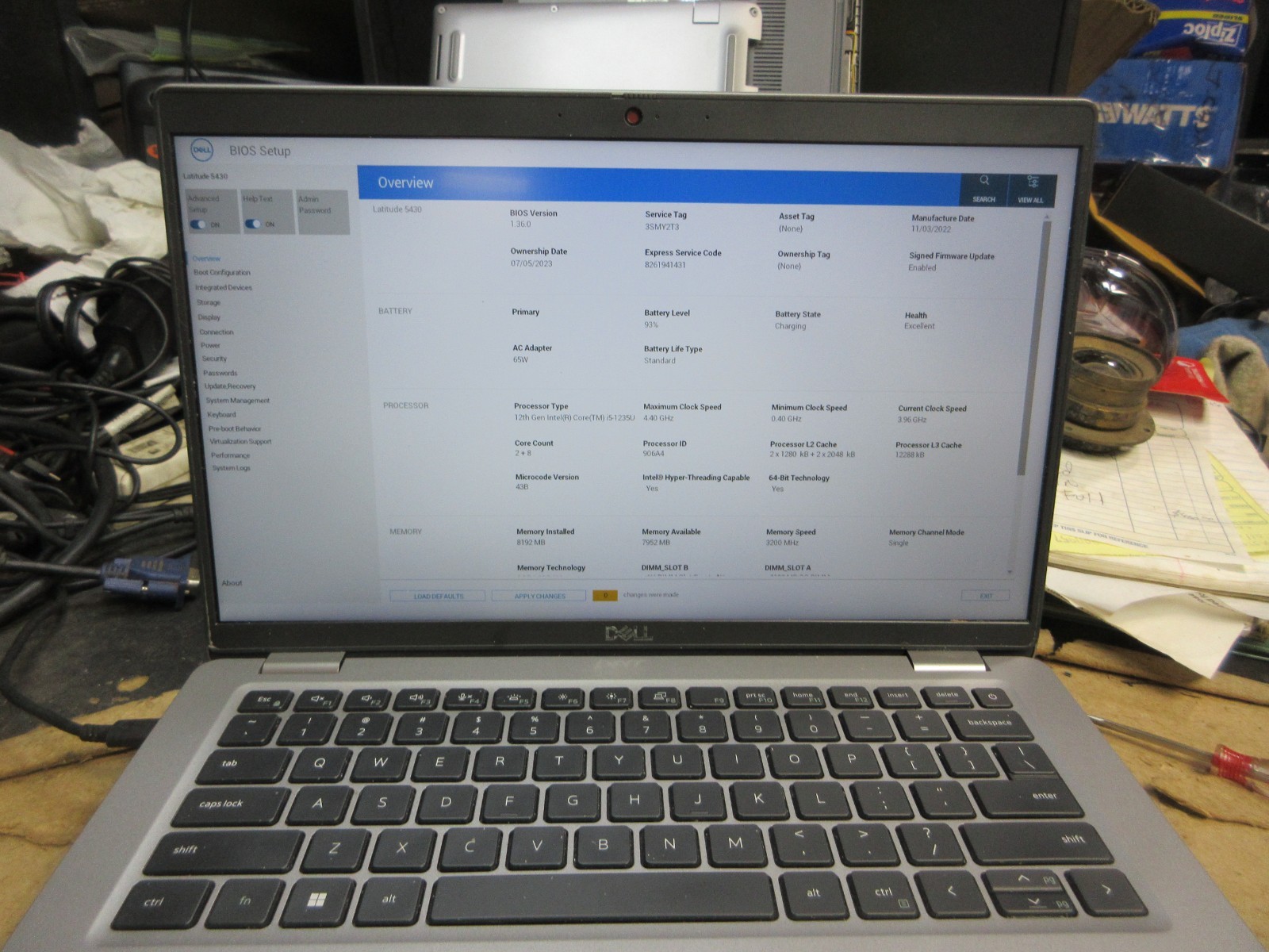 Dell Latitude 5430 14'' i5-1235U 3.36GHZ 8GB 512GB SSD WIFI GD BATT WINDOWS gallery