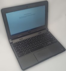 Dell Chromebook 11 P22T (WITH Charger; ChromeOS-to-Linux OS Cust. Available)