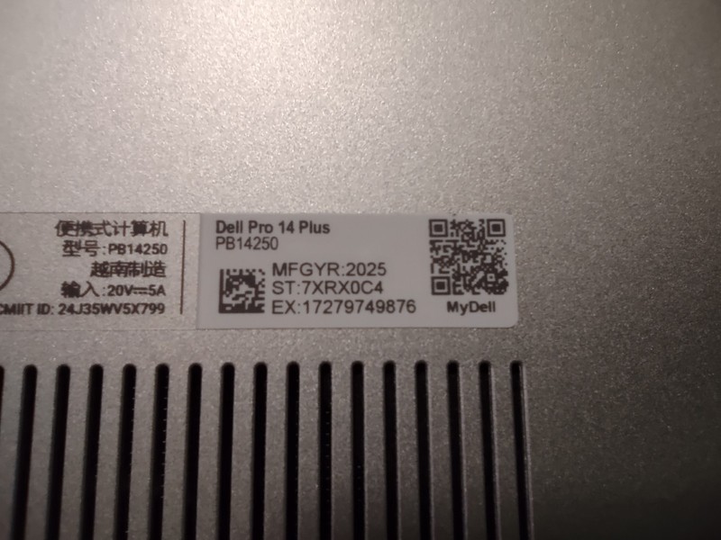 Dell Pro 14 Plus PB14250 14" FHD+ Intel Core Ultra 5 238V 32GB RAM 1TB SSD gallery