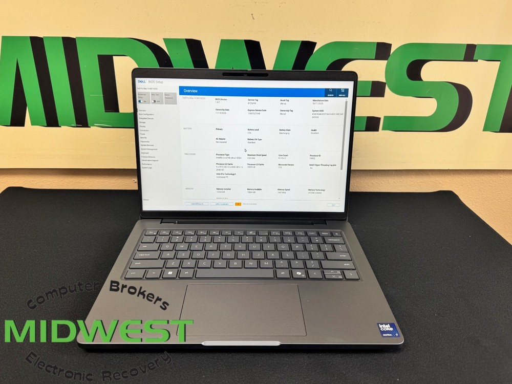 Dell Pro Max 14 MC14250 Ultra 7 265H 2.2GHz/1.7GHz 16GB 512GB SSD