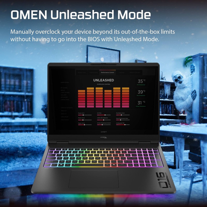 HyperX - OMEN MAX 16" 240Hz 2.5K OLED Gaming Laptop - AMD Ryzen AI 9 HX 475 (... gallery