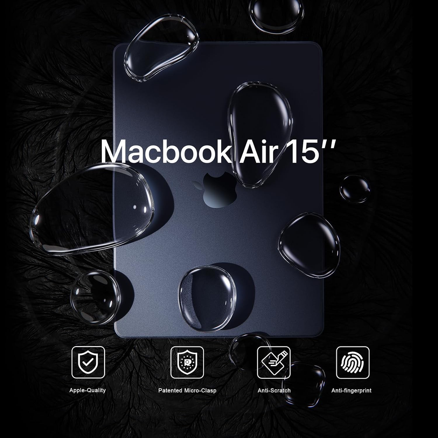 Sleeve for MacBook Air 15 inch 2026-2023 - Protective Hard Shell, Midnight Blue gallery