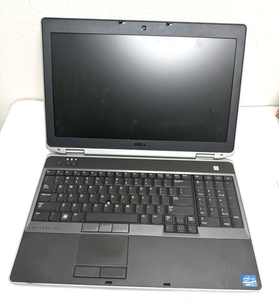 DELL LATITUDE E6530 - FOR PARTS - INTEL CORE I7 - NO RAM - READ DESCRIPTION -BB