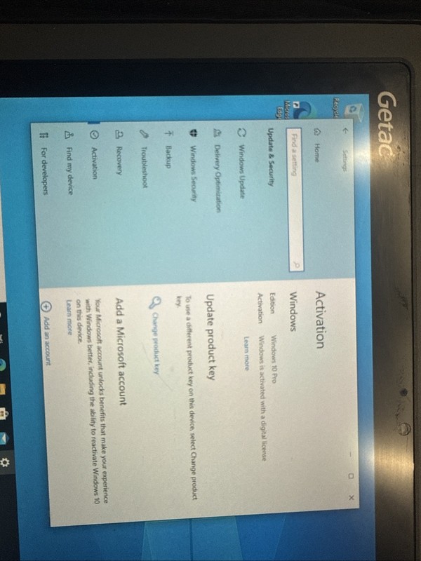 GETAC F110 G3 Rugged Tablet i7-6500U 2.50GHz 256GB SSD 4GB Ram Win10Pro gallery