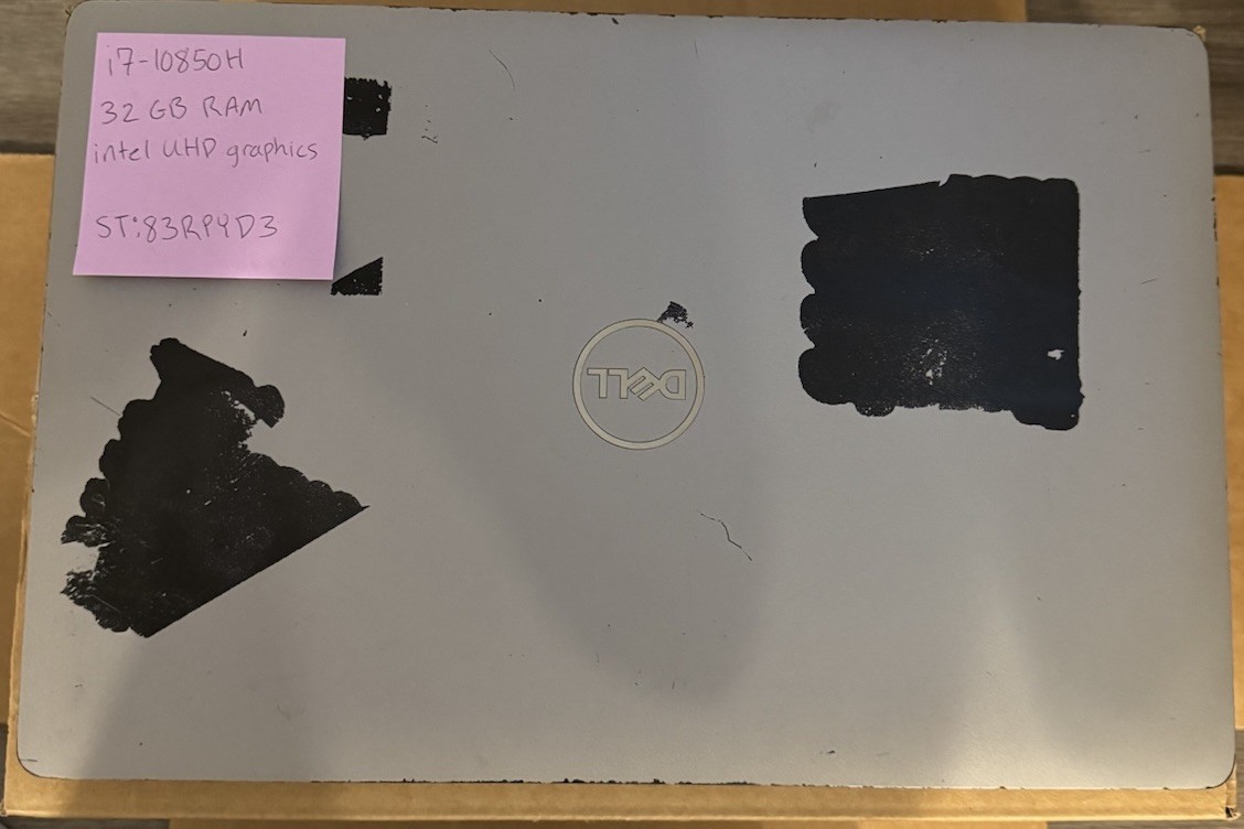 Dell Precision 3551 15.6" i7-10850H 32GB RAM Intel UHD NO SSD gallery