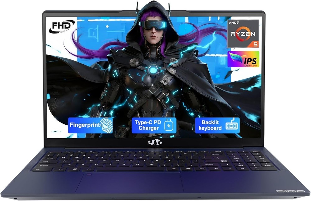 15.6'' IPS FHD Student Laptop 16GB RAM 1TB SSD AMD Ryzen 5 4 Cores Up to 3.7GHz