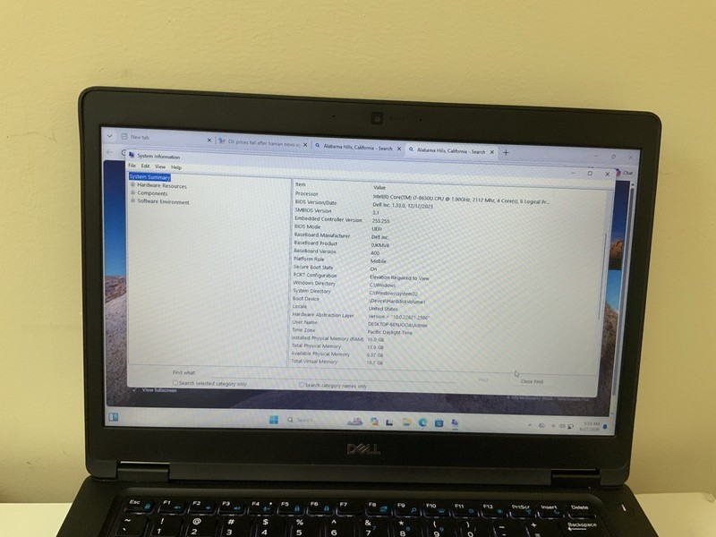 Dell 5490 Latitude 14-Inches i7-8650U 8GB RAM 256GB SSD Laptop gallery