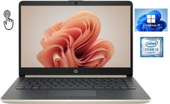 HP 14 HD Touch Laptop, Intel Dual-Core i3 CPU, 16GB RAM, 512GB SSD, Win 11